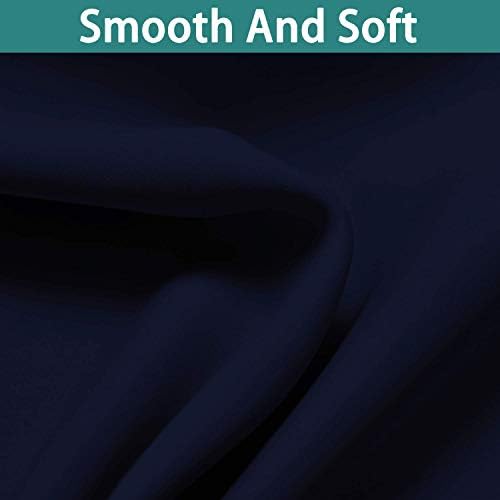 Yakamok Navy Blue Blackout Patio Door Curtain Panels W100 x L84, 1 Panel - Image 7