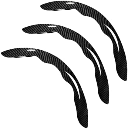 3pcs Universal Carbon Fiber Steering Wheel Cover, Anti-Slip & Segmented Design - Image 6