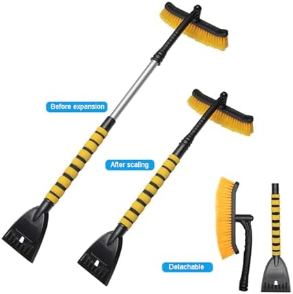 Car Snow Shovel, car Mounted Telescopic defrosting Shovel, Snow Brush 2-in-1 - Image 7