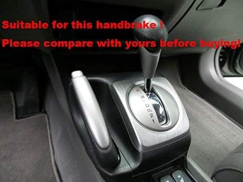 Loncky Black Genuine Leather Handbrake Cover - Image 6