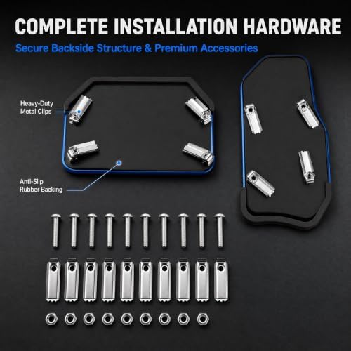 2 PCS Non-slip Pedal Pads Set, Alloy Brake and Accelerator Pedal Protectors - Image 7