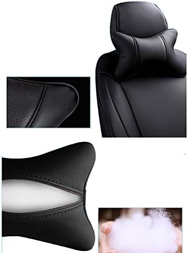 2 Packs Car Neck Pillows, Dual-Side PU Leather Car Headrest - Image 7