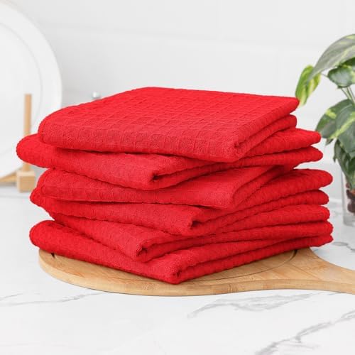 Homaxy Microfiber Kitchen Towels and Dishcloths Sets 8 Pack - Image 6