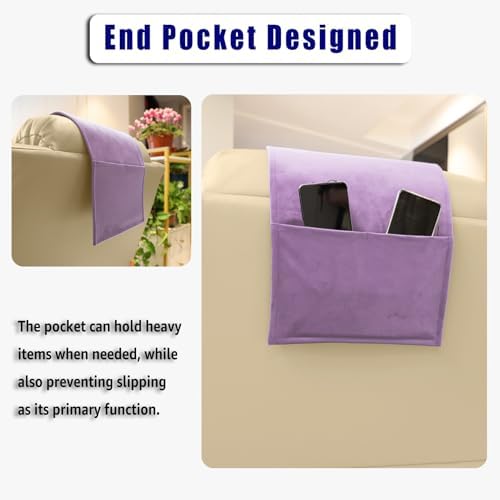 Velvet Recliner Headrest Pillow, Non-Slip Neck Support - Image 6