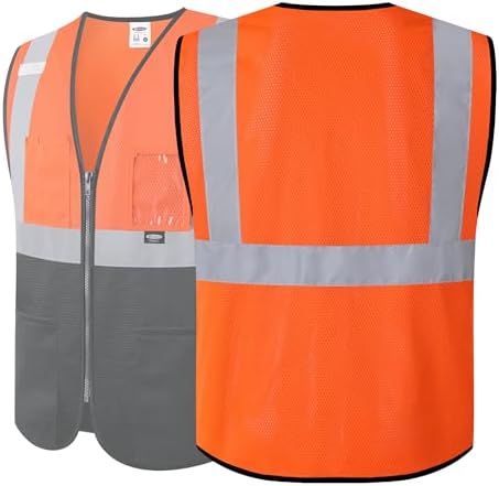 JKSafety Safety Vest for men women Hi Vis Vest - Image 6
