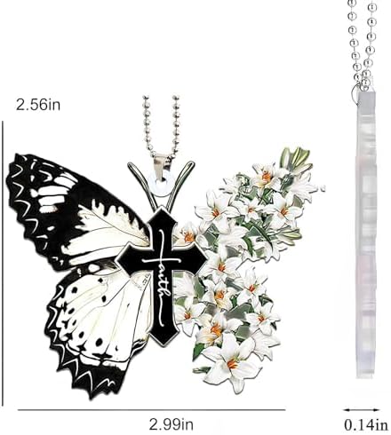 Butterfly Car Hanging Ornament, Hanging Charm Home Decoration Keepsake - Image 5