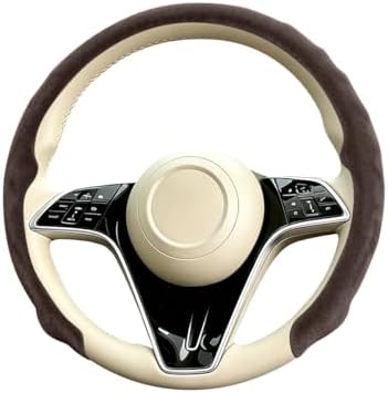 Mandark 15 Inch Car Steering Wheel Cover, Dark Brown - Image 7