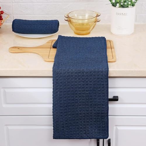 Homaxy Microfiber Waffle Weave Kitchen Towels Set, 8 Pack - Image 6
