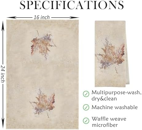 Vintage Fall Dish Towels Set - Image 5
