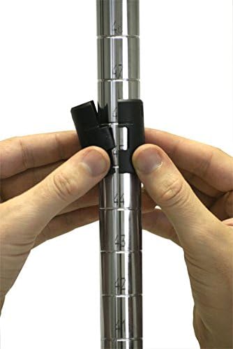 Omega 36" Deep x 48" Wide x 63" High 3 Tier Chrome Starter Shelving Unit