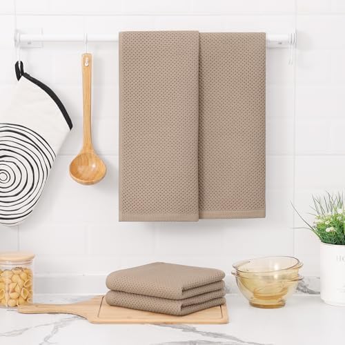 Kitinjoy 100% Cotton Waffle 6-Pack Kitchen Towels - Image 6