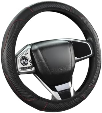 Zpana Car Steering Wheel Cover, Elastic Stretch Carbon Fiber Full Surround - Image 7