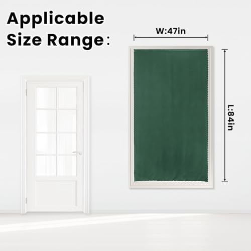 Blackout Curtains for Bedroom Sticky Curtain Blackout Window Cover Self - Image 7