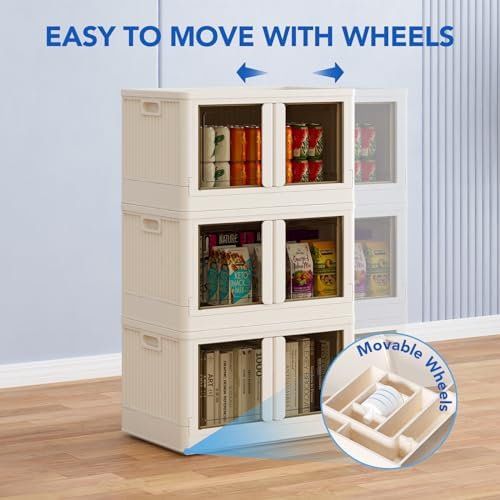 FLEXIMOUNTS 304 QT Stackable Plastic Storage Bins - Image 6