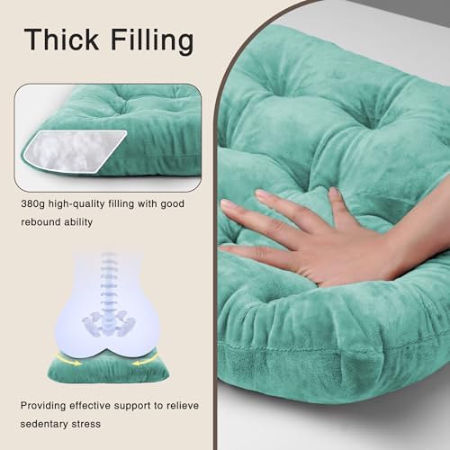 OVOV 6 Pack Chair Cushions for Dining Chairs 15.5"x15.5" Lake Blue - Image 6