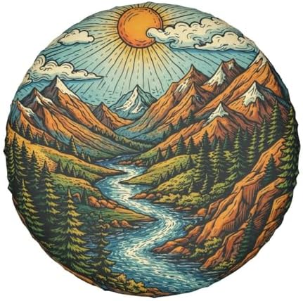 Spare Tire Cover,Mountain Camper Spare Tire Cover Waterproof Sun Protection - Image 7