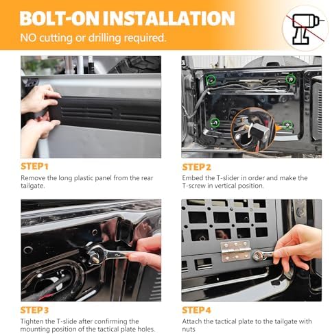 Foldable Tailgate Rack for 2021 2022 2023 2024 Ford Bronco 2/4 Door - Image 7