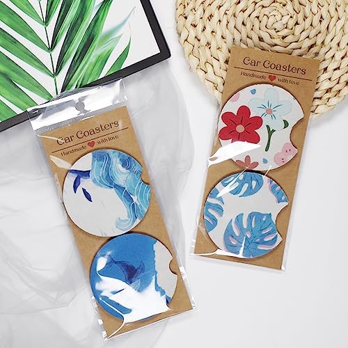 Vcekract 100 PCS Kraft Sublimation Blanks Car Coasters Packaging - Image 6