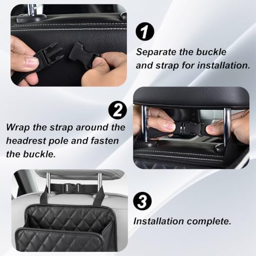 Car Seat Back Organizer Waterproof Backseat Storage Bag - Image 6