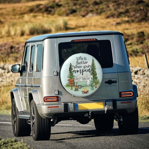 Adventure Spare Tire Cover Weatherproof Wheel Protectors Universal Wheel Covers - Image 7
