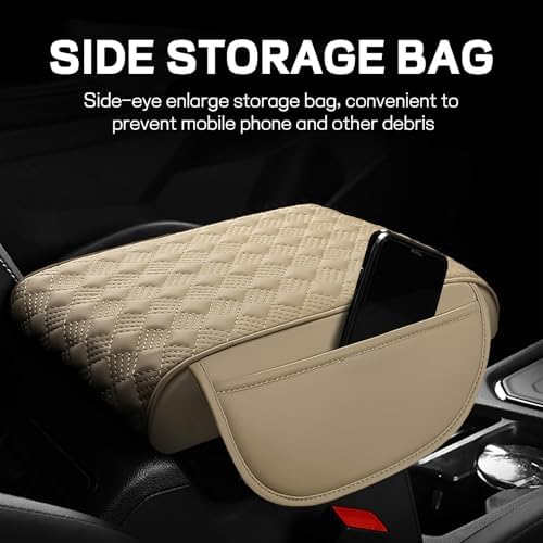 Car Armrest Cushion, 12.2"x8.3" Memory Foam Console Pad - Image 6
