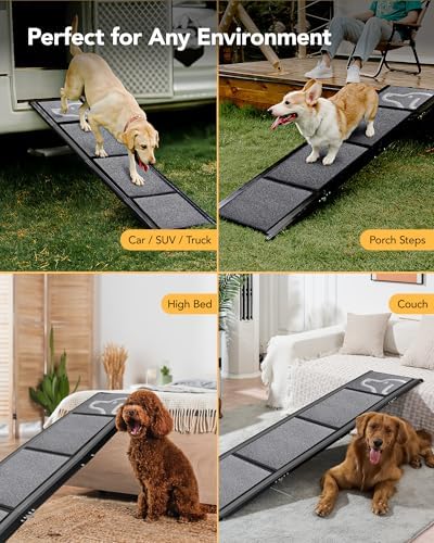 PetThem Dog Ramp for Cars, Lightweight Extra-Wide Foldable - Image 7
