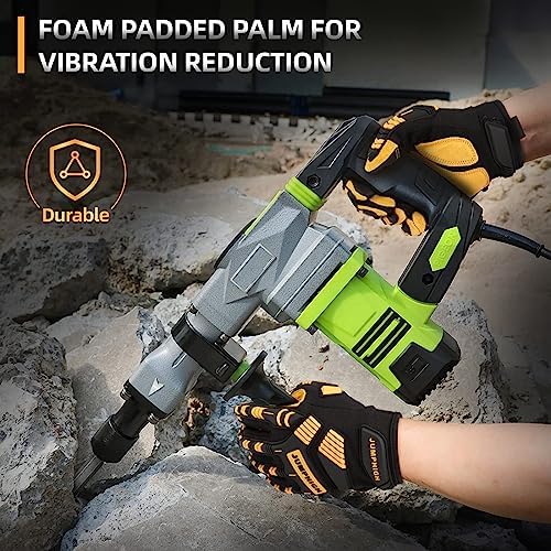 Safety Work Gloves, Synthetic Leather Impact-Resistant Heavy Duty Mechanic - Image 7
