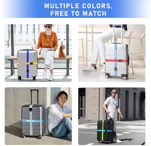 Personalised Luggage Straps for Suitcases, 1 Piece Custom Luggage Strap - Image 7