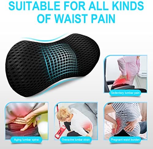 Lumbar Support Pillow for Office Chair, Memory Foam Lumbar Pillow for Lower - Image 6