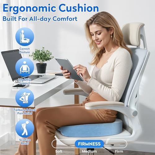 CushZone XXL Memory Foam Seat Cushion - Image 6