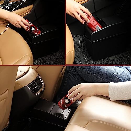1 Pack Car Trash Can with Lid, 8.2" x 7.8" x 3.9" Capacity Universal Waterproof - Image 7