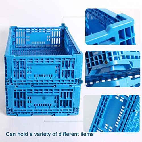 Collapsible Storage Bin Containe,43 Liter Transfer box, crate Transit storage - Image 6