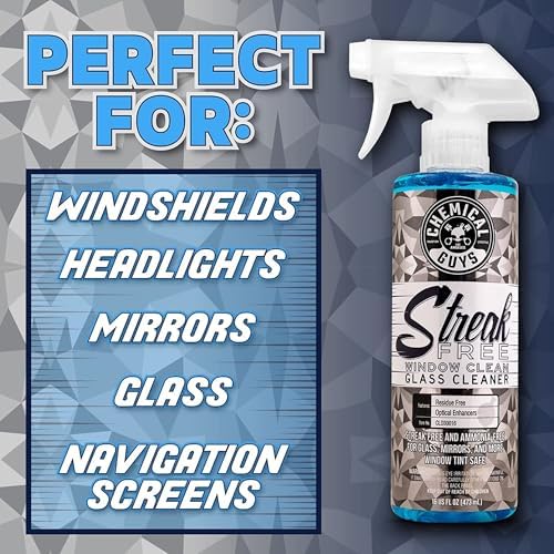 Chemical Guys Streak Free Window Clean Auto Glass Cleaner Bundle - Image 7