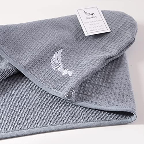 100% Turkish Cotton Hair Towel Wrap - Image 6