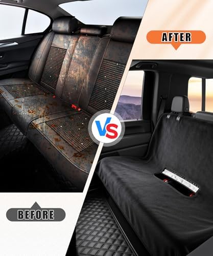 Universal Back Car Seat Cover for Pets Dog Seat Cover Hammock Heavy Duty - Image 7