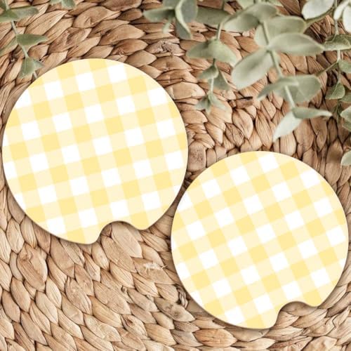 Ceramic Car Coasters – Absorbent Car Cup Holder Coaster Set - Image 7