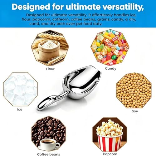 8 oz 304 stainless steel ice scoop, suitable - Image 7