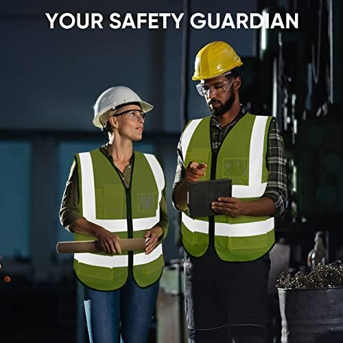 TICONN High Visibility Reflective Safety Vest - Image 6