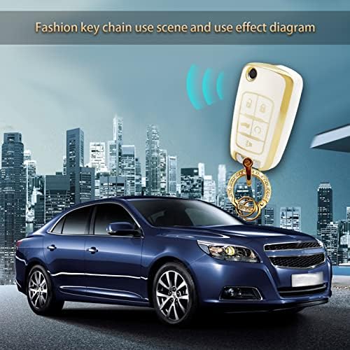 Vrasly Compatible with Chevy Key Fob Cover with Keychain Lanyard - Image 7