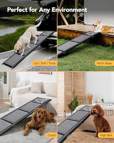 PetThem Dog Ramp for Car, Extra-Long Extra-Wide Foldable - Image 7