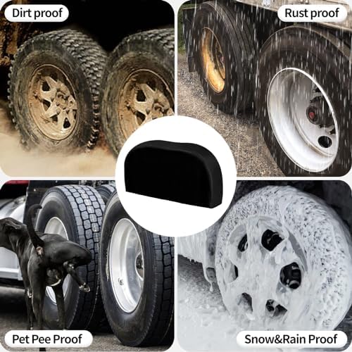 OutdoorLines Waterproof RV Tire Covers Dual Axle Cover - Image 7
