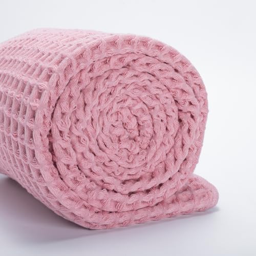 Luxury Organic Japanese Cotton Waffle Bath Towel | Thick, Quick Dry Bathroom - Image 5