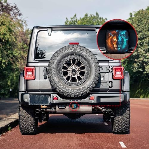 2 Inch Lion Face Trailer Hitch Cover Rubber Receiver Tube Plug Cap, Tow Hitch - Image 6