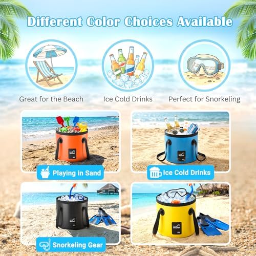 4 Pcs 5 Gallon Collapsible Bucket - Image 7