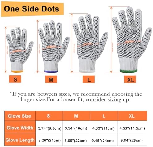 Evridwear Cotton Polyester String Knit Shell Safety Protection Work Gloves - Image 6