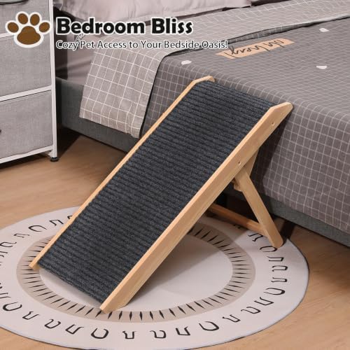Foldable Dog Ramp for Dog, Dog Car Ramps 4 Adjustable Heights 9.8" to 18.1" - Image 7