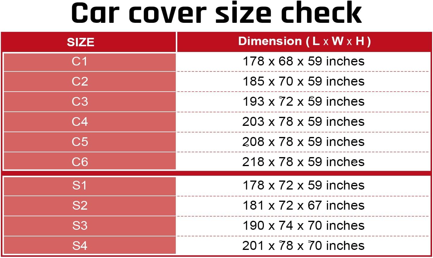 Hatchback Car Cover All Weather Protection with Red Stripe Design,Small SUV Car Cover Universal Fit Nissan Leaf, Honda Civic Hatchback, Mazda 3 Hatchback, VW Golf, Toyota Corolla Hatchback