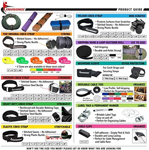 Reusable Cinch Straps 3" x 12" - Image 6