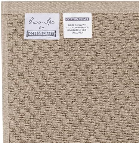 COTTON CRAFT Euro Spa Waffle Wash Cloth - Image 7