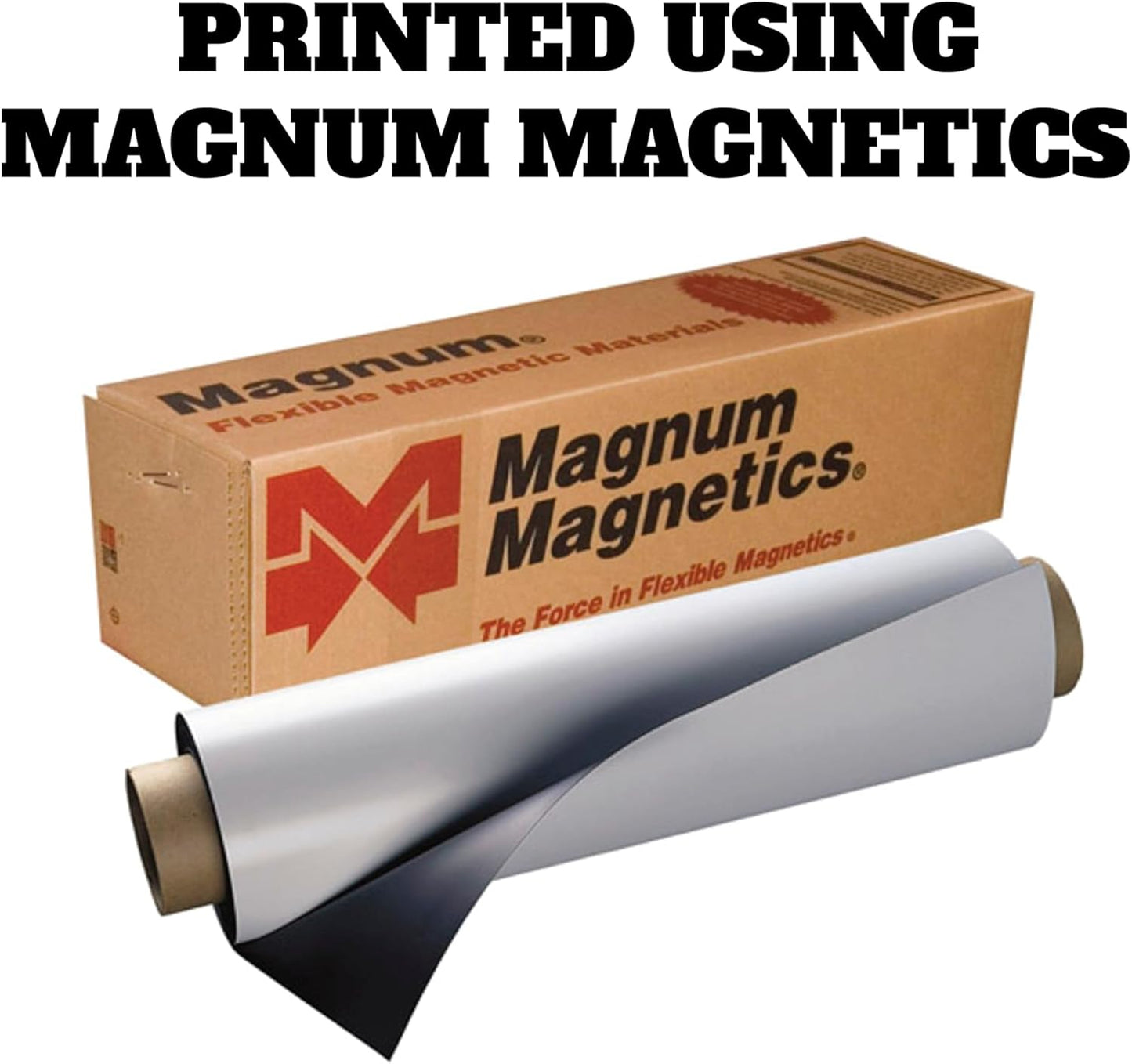 USDOT Number Magnets - Custom Made DOT Registration Magnets - 2-Pack 18-Inch by 4-Inch